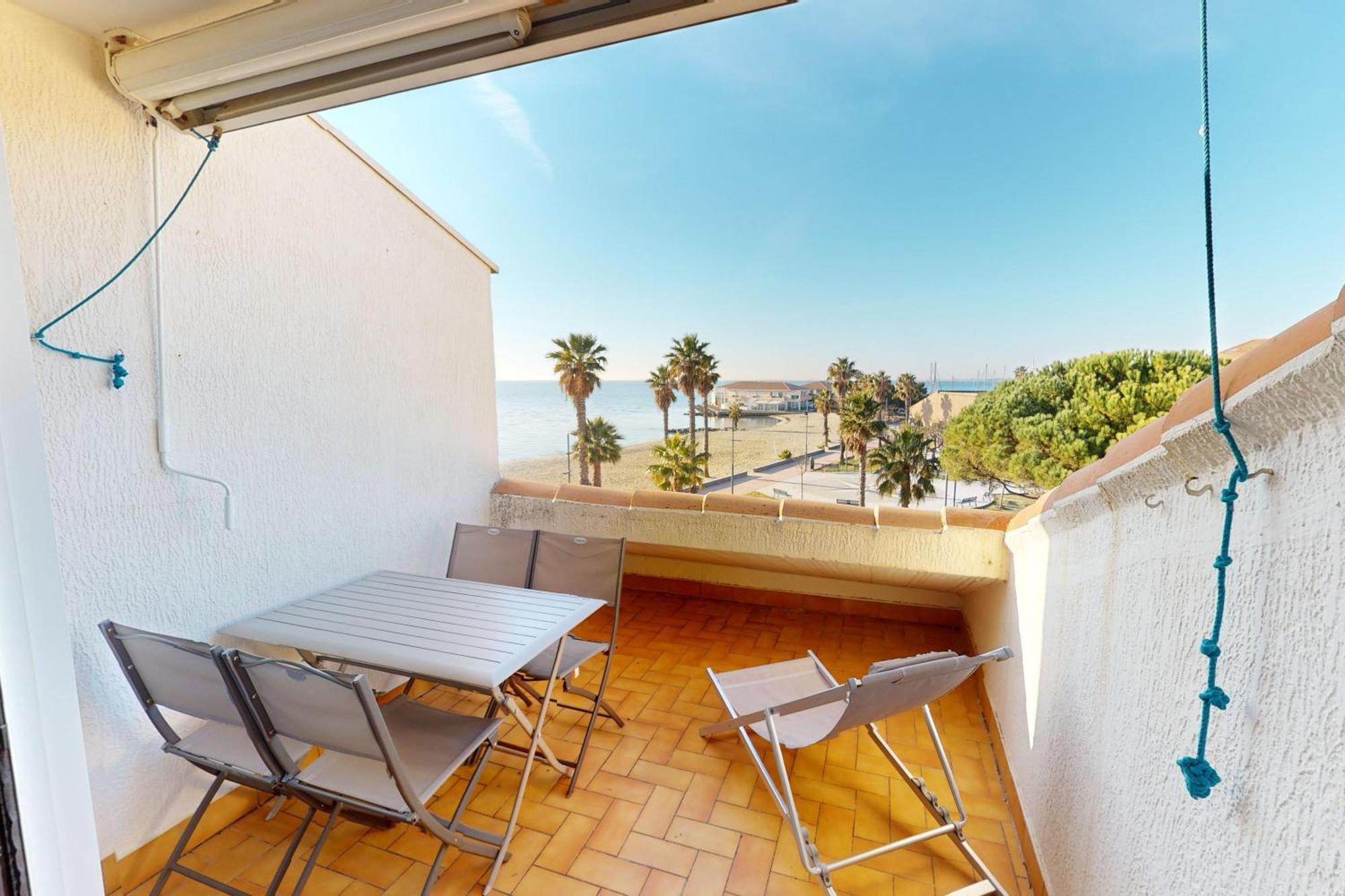 Appartement T2 Vue Plage Meze Proche Sete Kültér fotó