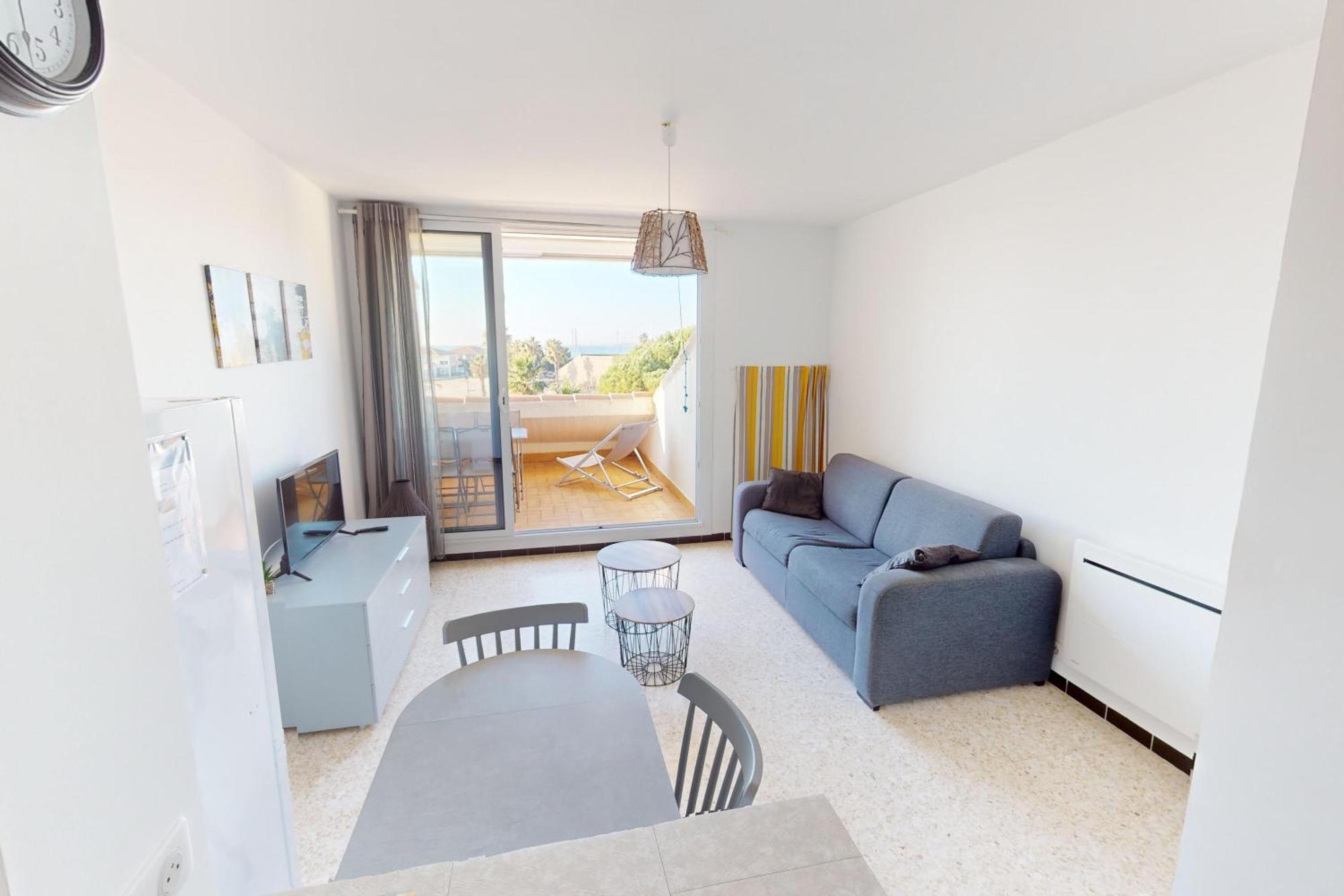 Appartement T2 Vue Plage Meze Proche Sete Kültér fotó