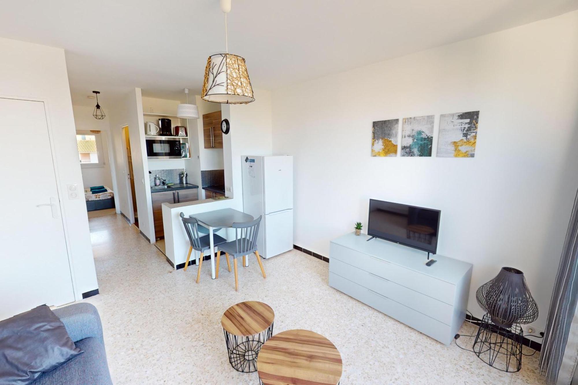 Appartement T2 Vue Plage Meze Proche Sete Kültér fotó