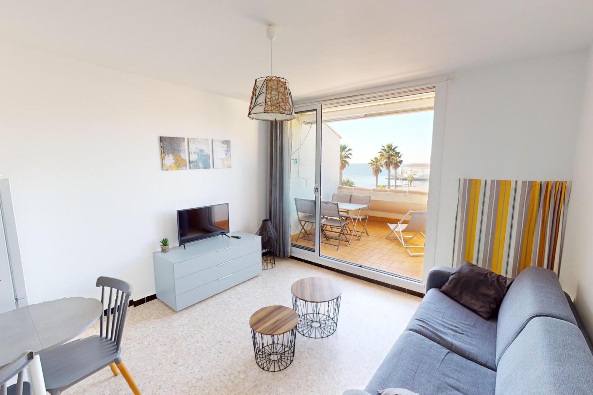 Appartement T2 Vue Plage Meze Proche Sete Kültér fotó